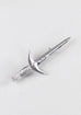 Basic Chrome Sword Kilt Pin