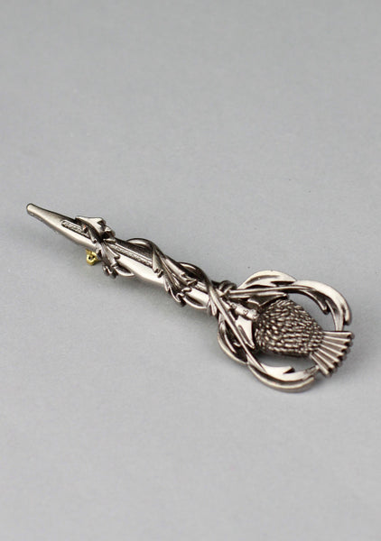 Basic Contemporary Thistle Kilt Pin