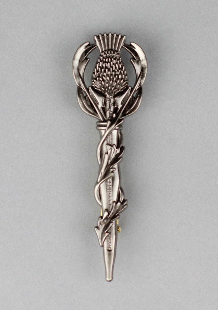 Basic Contemporary Thistle Kilt Pin