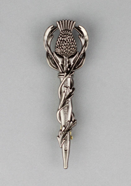 Basic Contemporary Thistle Kilt Pin