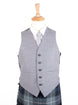Custom Made 5 Button Tweed Waistcoat