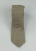 Slim Fit Brown Herringbone Neck Tie