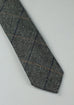 Slim Fit Grey Herringbone Neck Tie