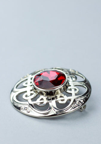 Culloden Plaid Brooch