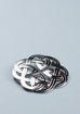 Eternal Interlace Plaid Brooch