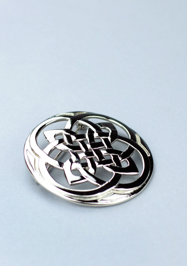 Celtic Plaid Brooch