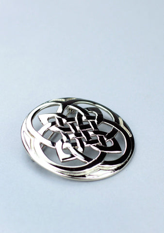 Celtic Plaid Brooch