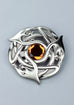 Celtic Serpent Plaid Brooch