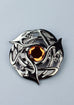 Celtic Serpent Plaid Brooch