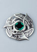 Celtic Serpent Plaid Brooch