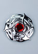 Celtic Serpent Plaid Brooch