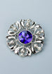 Scottish Thistle Plaid Brooch