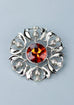 Scottish Thistle Plaid Brooch