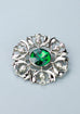 Scottish Thistle Plaid Brooch