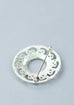 Silver Knotwork Plaid Brooch