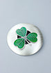 Shamrock Plaid Brooch