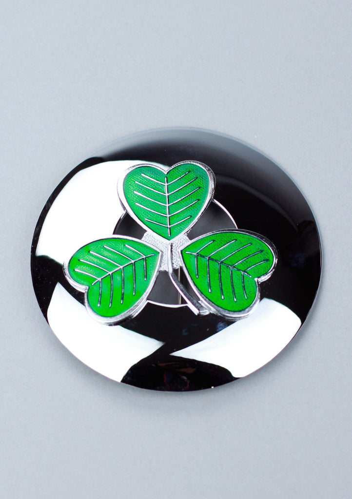Shamrock Plaid Brooch