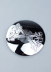 Saltire Design Plaid Brooch