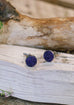 Purple and Green Harris Tweed Cufflinks