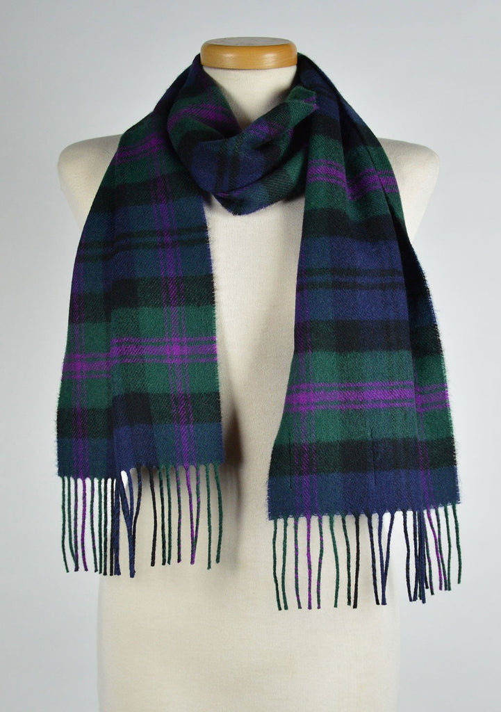 Scottish Lambswool Scarf in Baird Tartan
