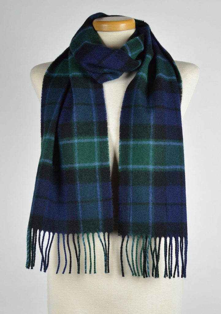 Scottish Lambswool Scarf in Graham of Menteith Tartan