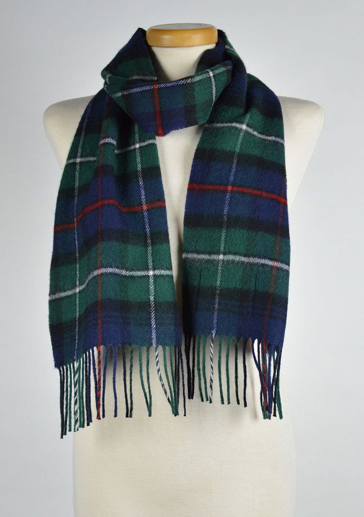 Scottish Lambswool Scarf in Mackenzie Modern Tartan