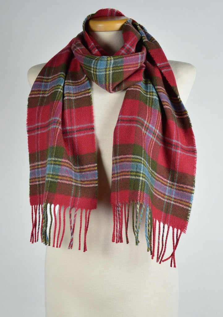 Scottish Lambswool Scarf in Maclean of Duart Weathered Tartan
