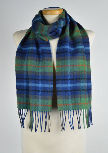 Scottish Lambswool Scarf in New York City Tartan