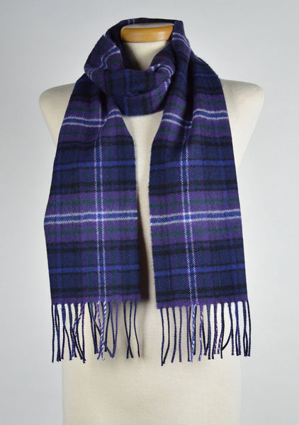 Scottish Lambswool Scarf in Scotland Forever Tartan