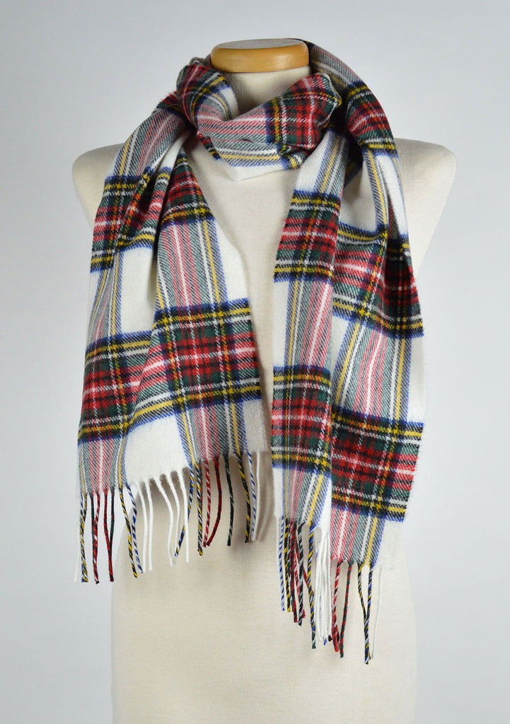Scottish Lambswool Scarf in Stewart Dress Modern Tartan