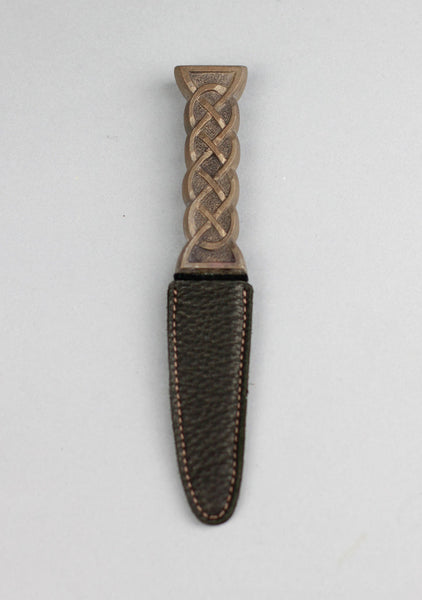 Standard Leather Celtic Sgian Dubh