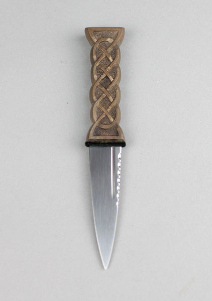 Standard Leather Celtic Sgian Dubh