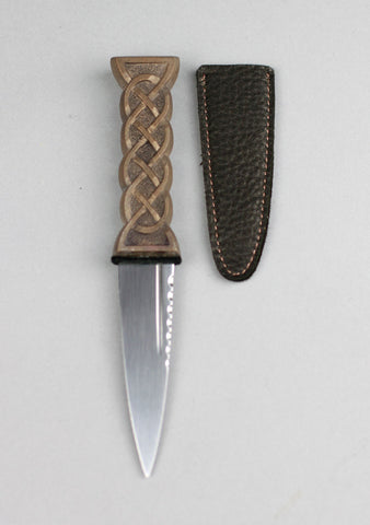 Standard Leather Celtic Sgian Dubh