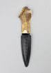 Luxury Damascus Steel Half Crown Sgian Dubh