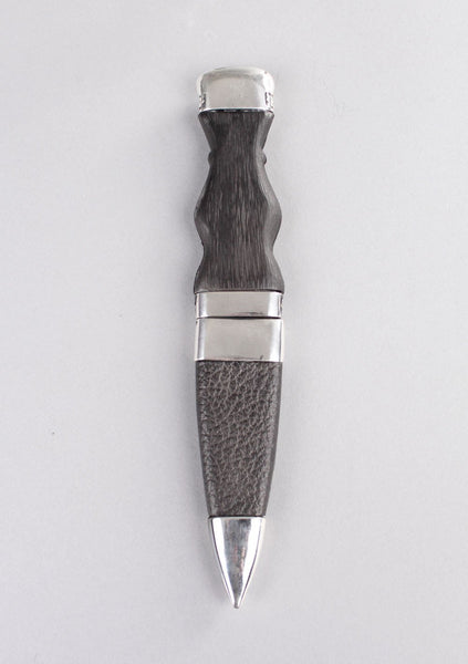 Luxury Thistle Clan Crest Sgian Dubh
