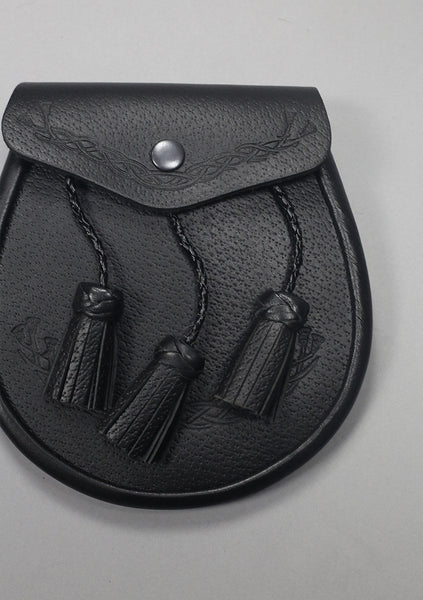 Celtic Classic Leather Sporran