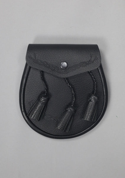 Celtic Classic Leather Sporran