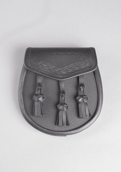 Celtic Knot Embossed Leather Sporran
