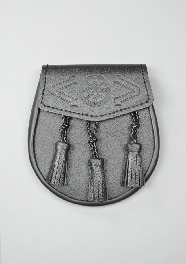Celtic Embossed Leather Sporran