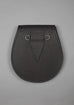 Handmade Line Embossed Leather Sporran