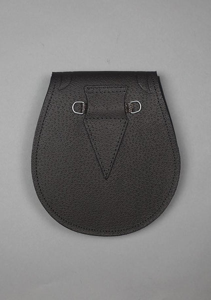 Handmade Line Embossed Leather Sporran
