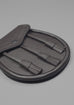 Handmade Line Embossed Leather Sporran