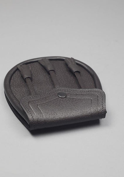 Handmade Line Embossed Leather Sporran