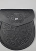 Celtic Embossed Leather Sporran