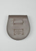 Military Style Plain Brown Leather Sporran