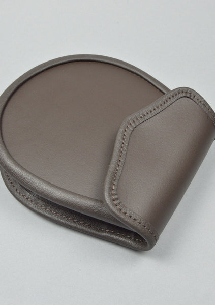 Military Style Plain Brown Leather Sporran
