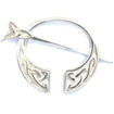 Silver Pennanular Interlace Pin Celtic Brooch