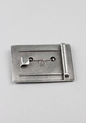 Rectangular Clan Crest Pewter Buckle