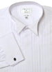 Luxury Wing Collar Dress Shirt with Seven Pleat Front