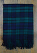 Cashmere Blanket in Black Watch Tartan